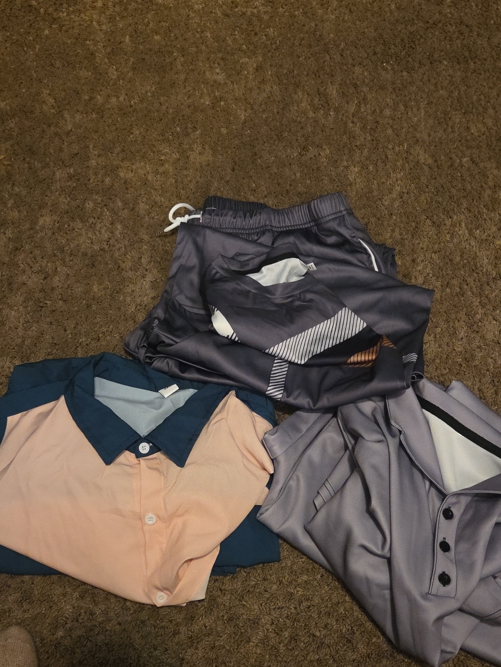3 Pairs Mens Track and Pants Set Athletic